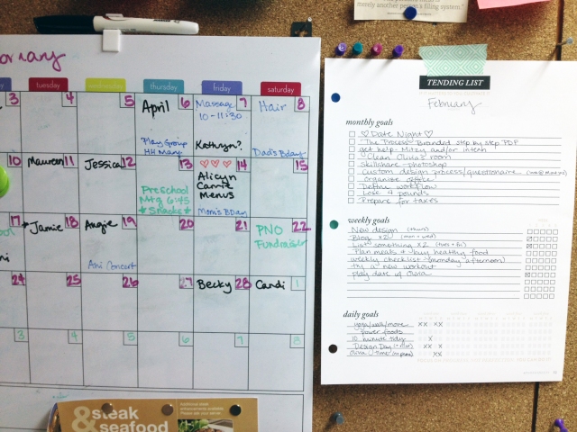 monthly planning for moms and entrepreneurs